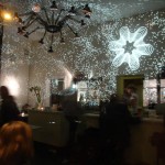 cafe rekord lichtinstallation