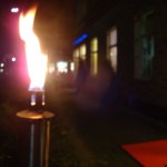 fackel roter teppich