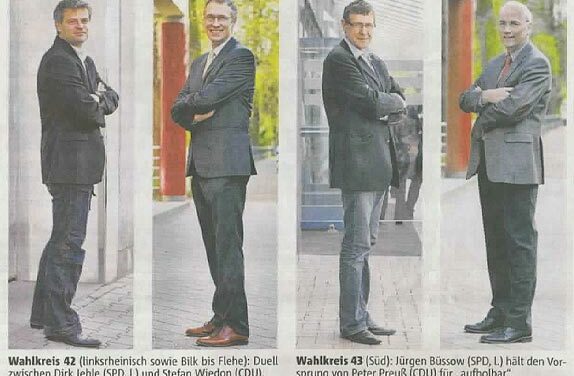 Direktkandidaten-Kampf in Flingern: Modisch gewinnt hier keiner!