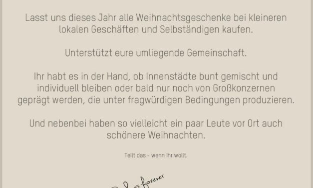 Ohne Kommentar, dem kann man nur zustimmen !