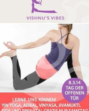 OPEN DAY im yogastudio VISHNUS VIBES diesen samstag
