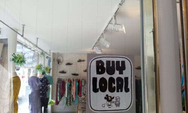 Aufkleber “ BUY LOCAL „