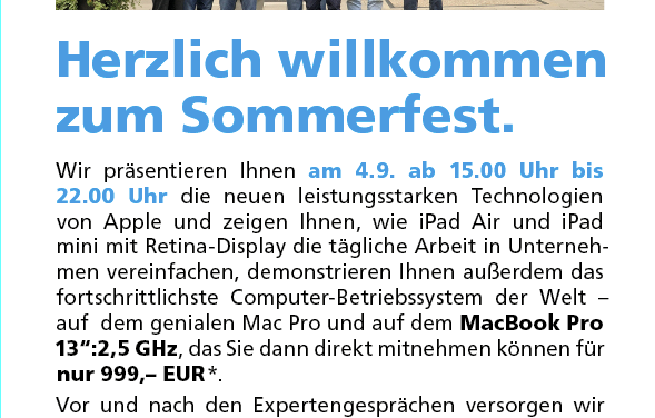 Sommerfest bei DTP direkt