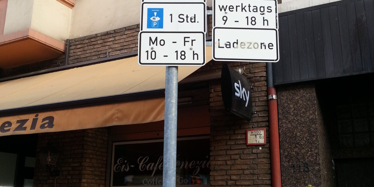 Ladezonen an der Birkenstraße