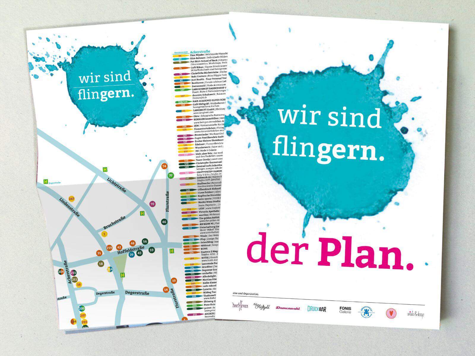 Neuer Stadtplan für Flingern