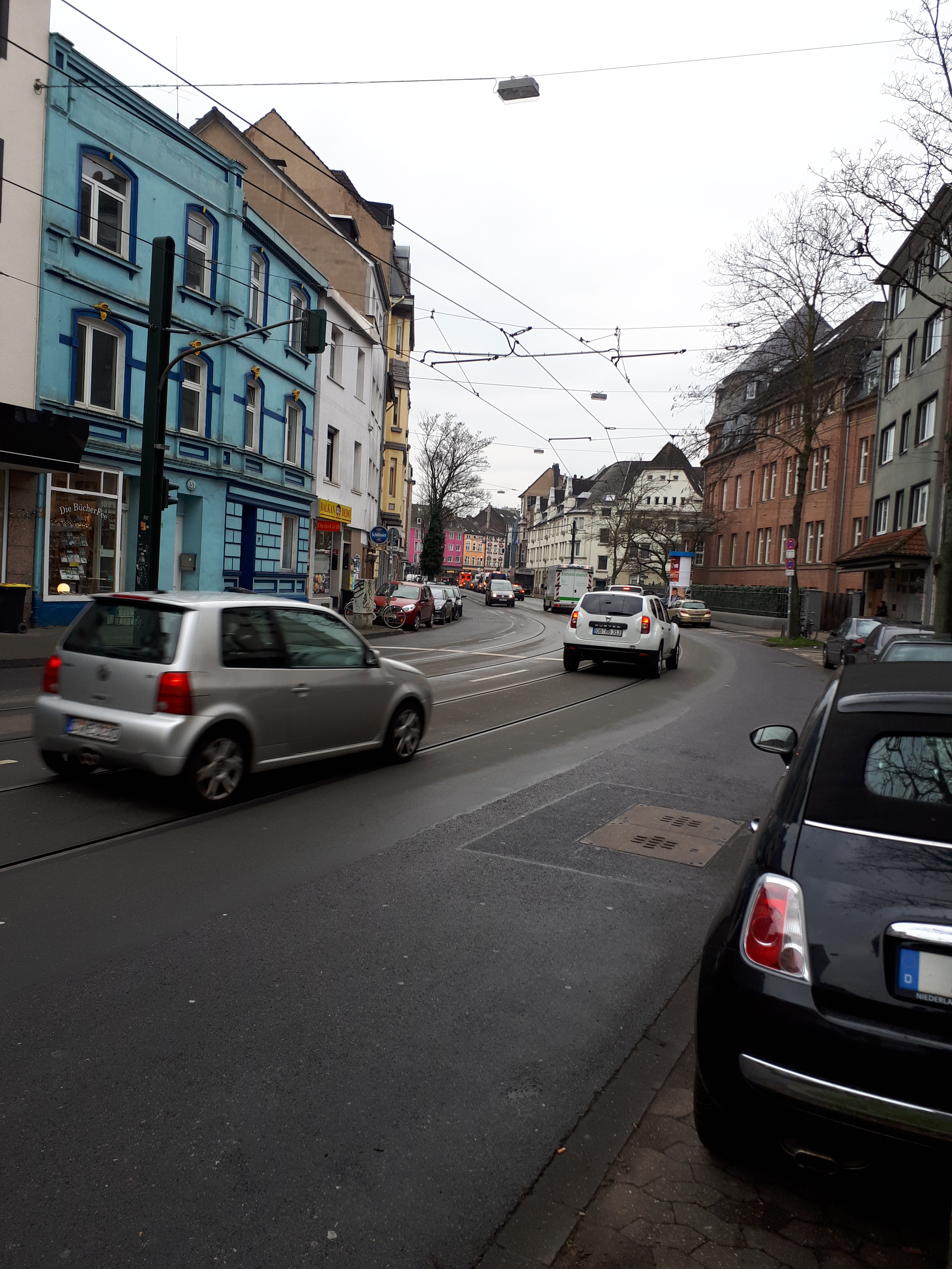 Flurstraße in Richtung Dorotheenstraße soll einspurig für die Autofahrer werden