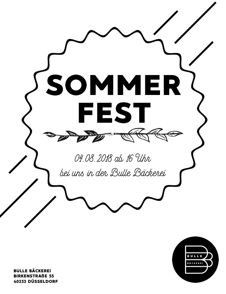 Sommerfest Bäckerei Bulle